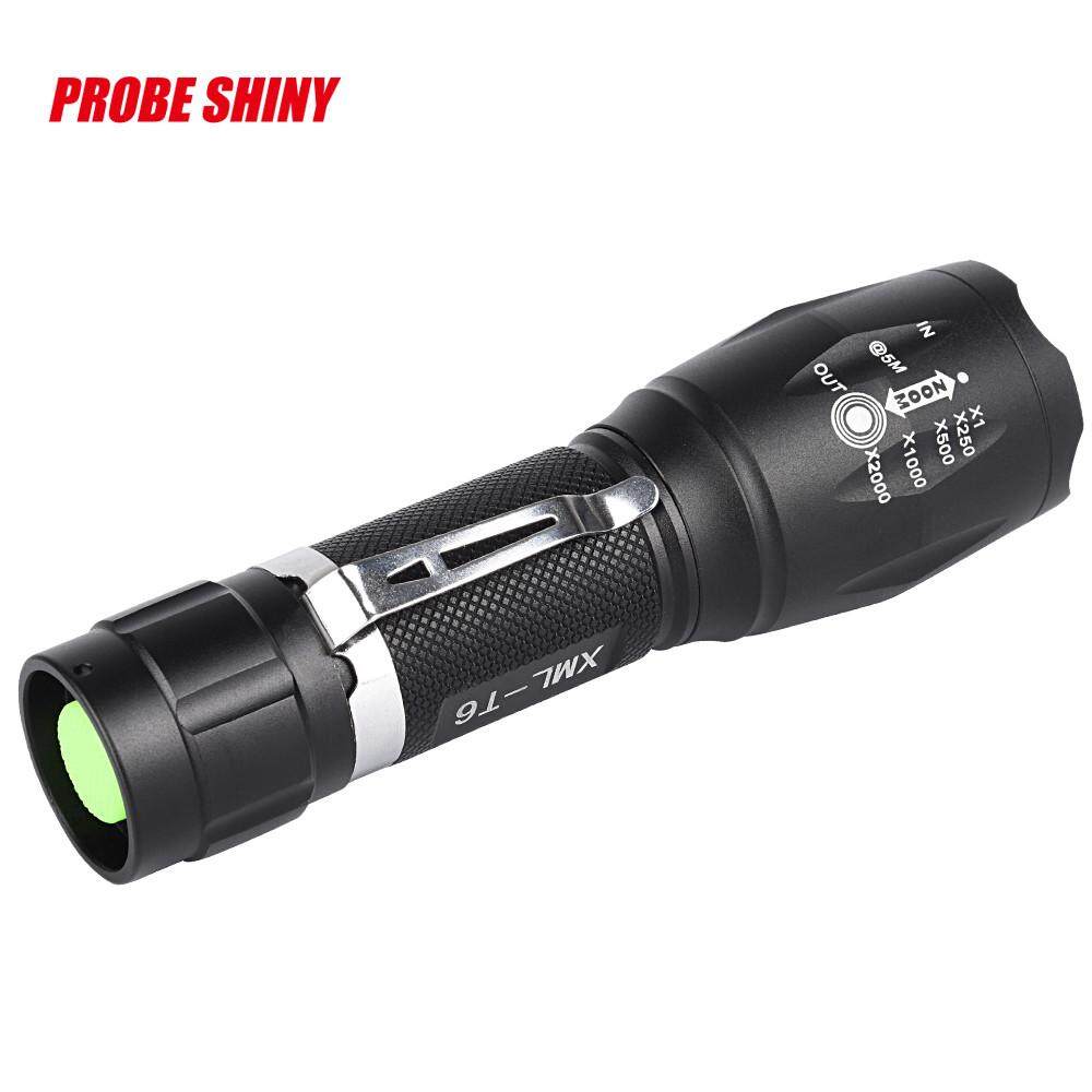 Super Bright XM-L T6 LED Adjustable Focus Flashlight Torch Zoomable