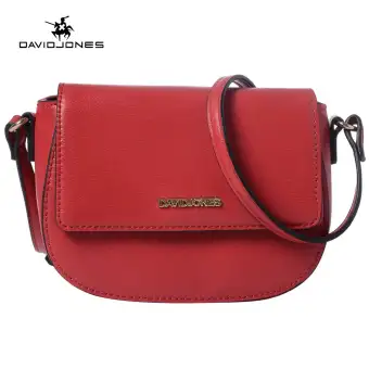 david jones red bag