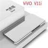 สำหรับ VIVO V11i กรณีแผ่นกระจกพลิกได้ขาตั้งกลับกันกระแทกเคสแบบพับปิดได้