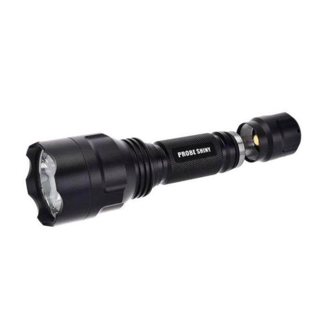 X800 C8 Tactical Flashlight LED Zoom Military Torch G700 Charger