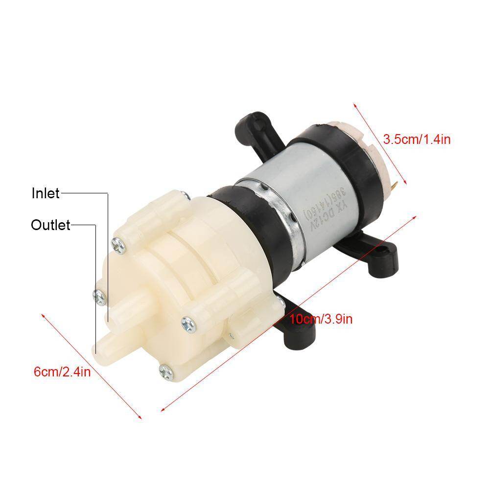 Máy Bơm Hút Nước Màng Điện Mini DC 12V Cho Bể Cá Máy Pha Trà