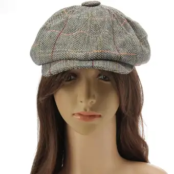 wool driving cap