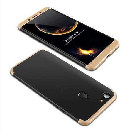 GKK สำหรับ OPPO F5 เคส 360 การป้องกันผิวหยาบยาก 3 ใน 1 ฝาครอบด้านหลัง Fundas Coque