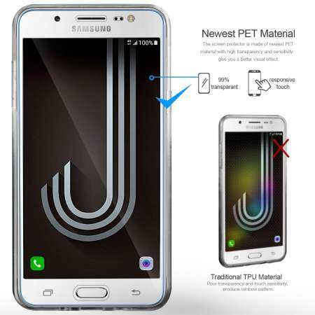 Rymall สำหรับ Galaxy J7 (2016) กรณีครอบคลุมเต็มรูปแบบหน้าและหลังกันกระแทก TPU Ultra Slim ป้องกันหน้าจอที่ชัดเจน 360 เคสโทรศัพท์สำหรับ Galaxy J7 (2016) - INTL