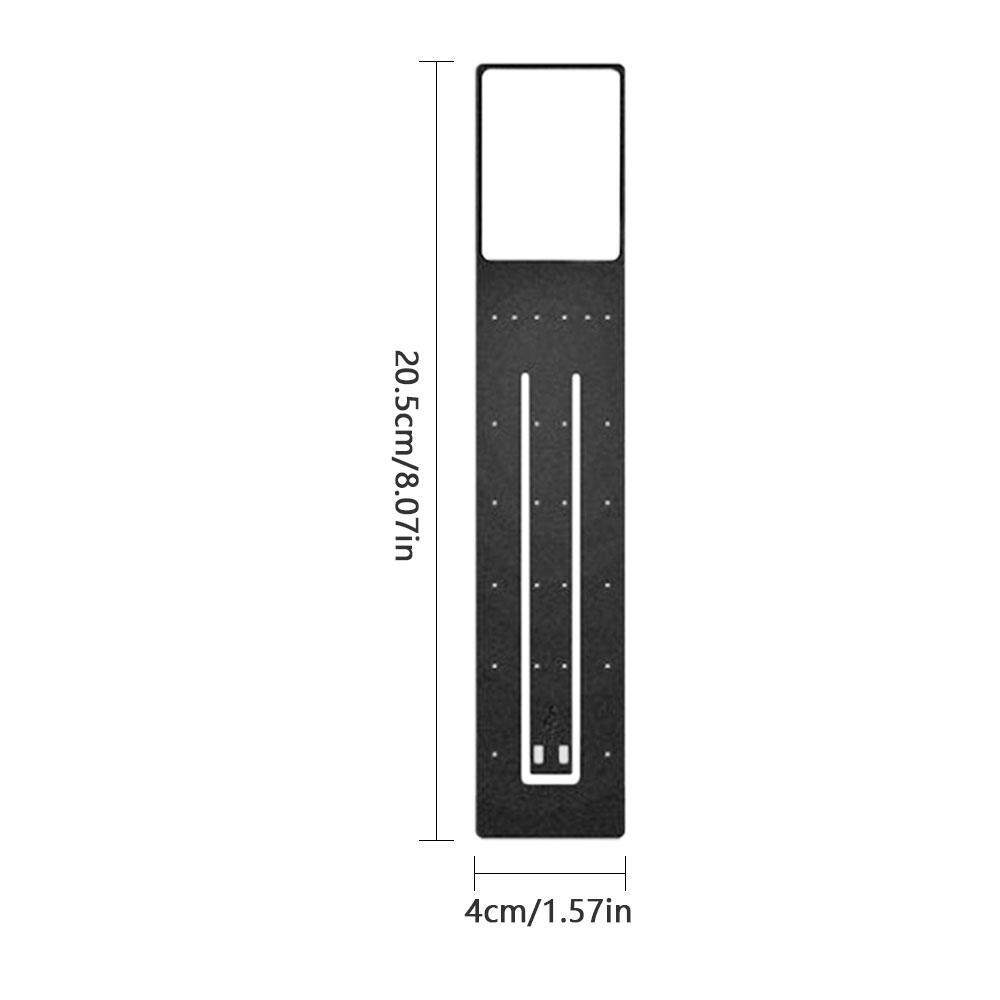 BuyBowie USB Rechargeable LED Bookmark Light, 4-Level Brightness Flexible Reading Lamp, Clip On for Kindle Light Clip Bed Reading Lamp Bookmark Light Desk Lamp Computer Lamp