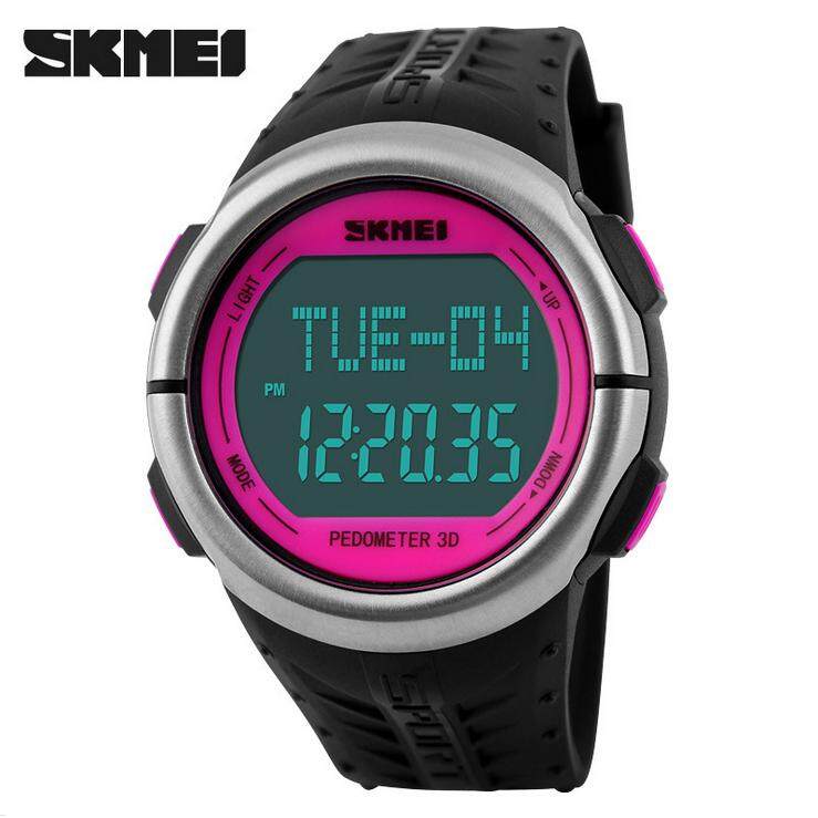 Terbaik Menjual Jenama Atas Kadar Jantung Sukan Jam Lelaki Muka Arloji Besar Penggera Tentera LED SKMEI Mode Tangan 1058 Jam Jam Jam digital Elektronik
