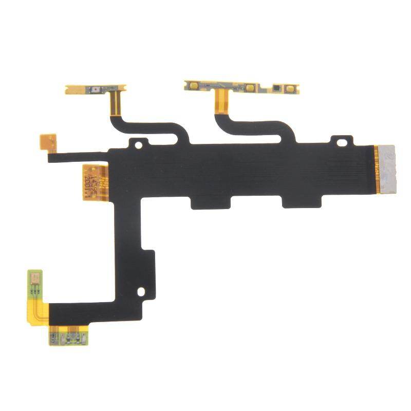 SmartPhonemall Nút Nguồn & Nút Âm Lượng & Cáp Micro Ribbon Flex Cho Sony Xperia C3
