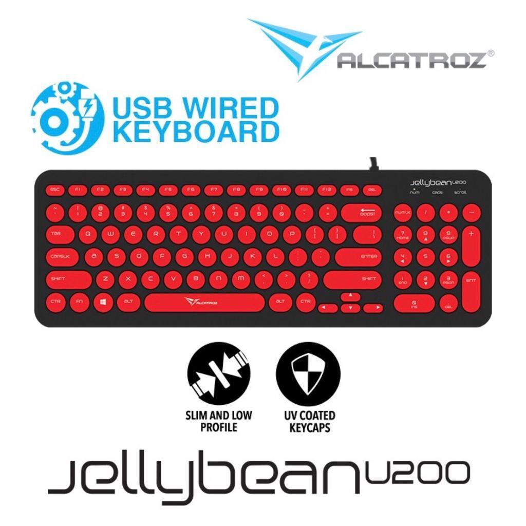 alcatroz keyboard wired jellybean u200