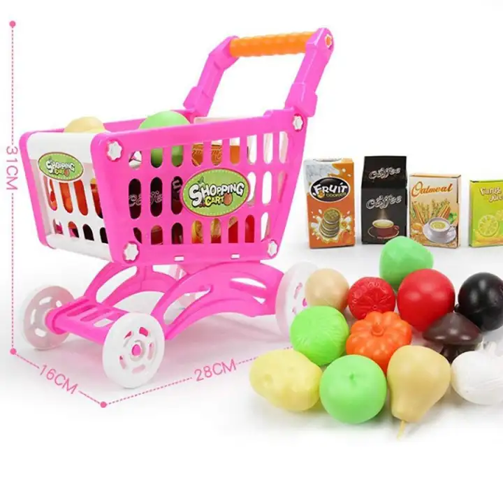 plastic shopping cart toy