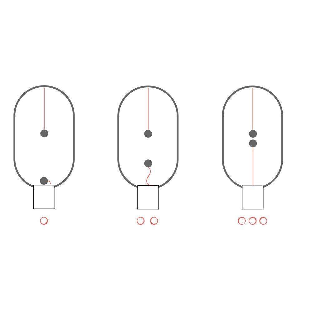 ĐÈN LED USB Bàn Sạc Cân Bằng Đèn Sáng Tạo Đơn Giản Thông Minh Công Tắc Từ Bàn Đèn Ngủ cho Phòng Khách