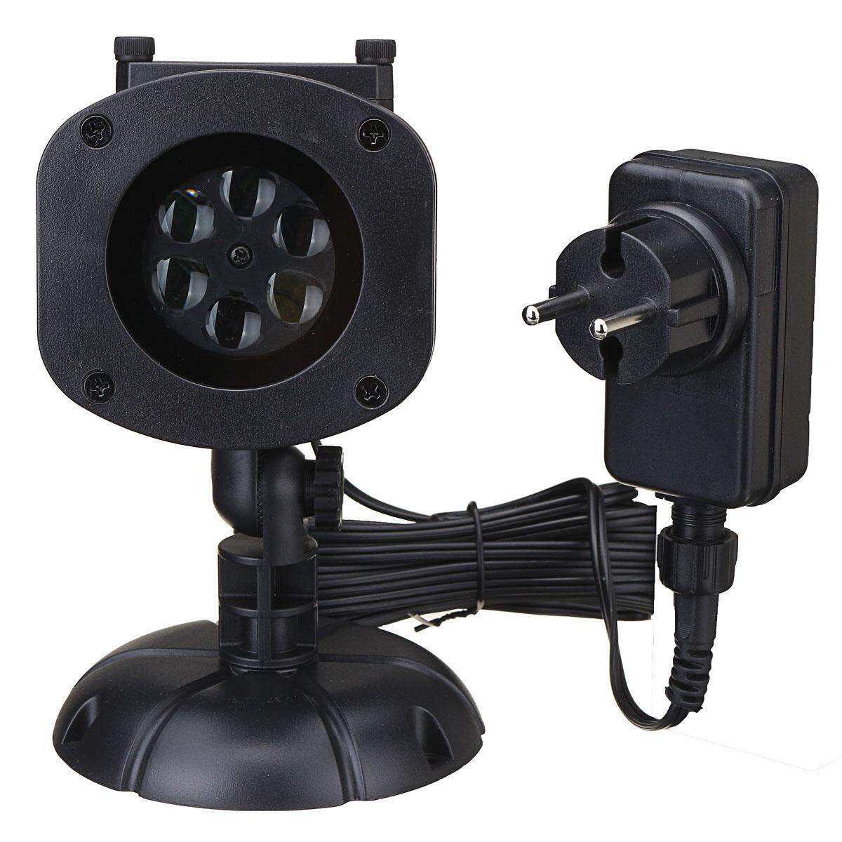 Waterproof Outdoor Moving Laser Projector Light Lamp Xmas Stage Decor W/Base [EU Plug]