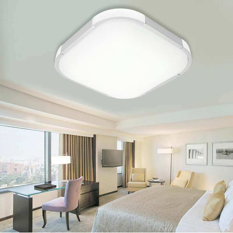 Catwalk LED Square Ceiling Down Light Bedroom Living Room Lamp Surface Mount # White light 48W