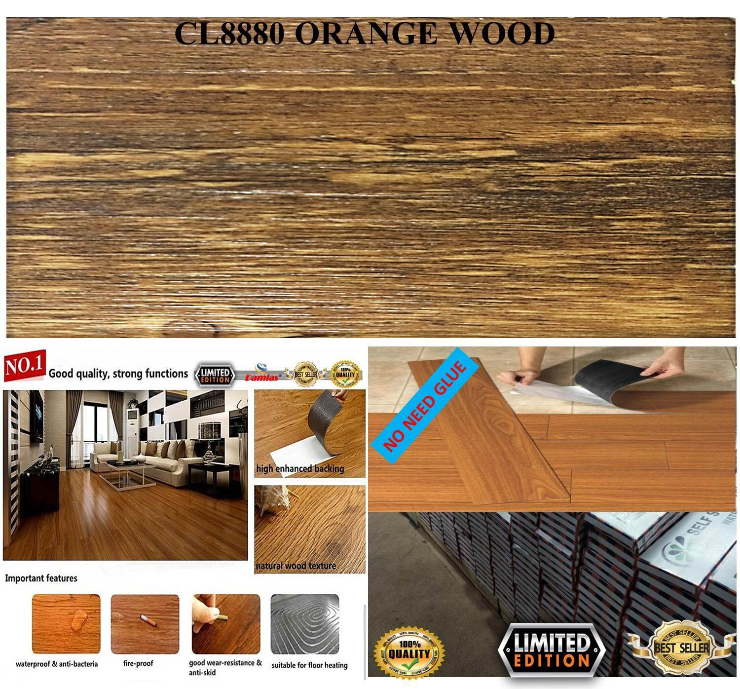 Self Adhesive Self Stick Vinyl Floor Water Proof Lazada