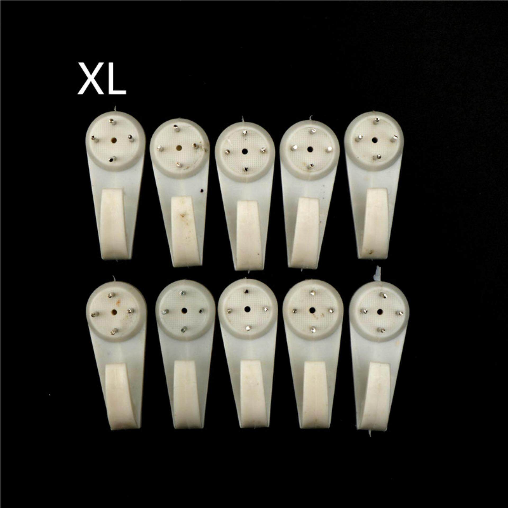 Plastic Hard Picture Frame Wall Hooks Photos Mirror Hanging Hangers White  XL