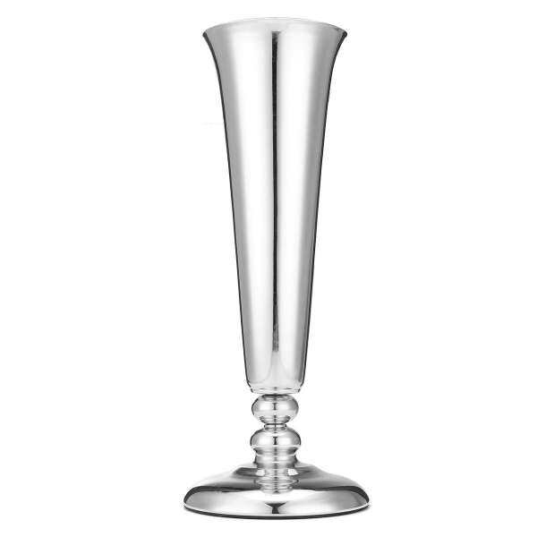 Stunning Large Silver Plated Luxury Conic Vase Display Centrepiece 40cm