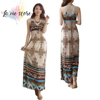 lazada long dress casual