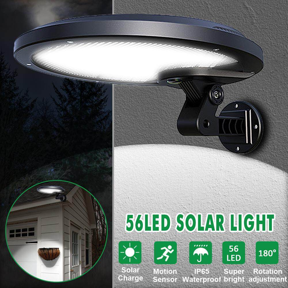 Night Sensor Solar Light Motion LED Flood Lamp Indoor Outdoor Garden Wall Yard