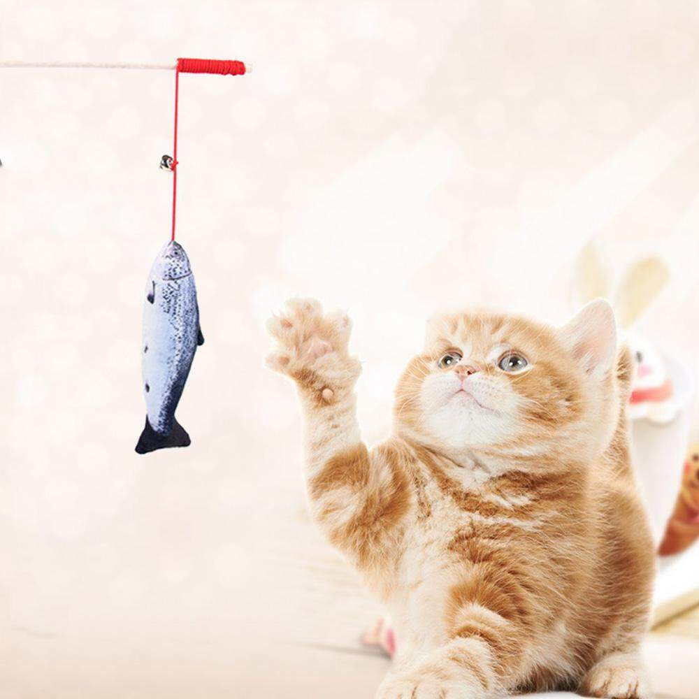 Giảm 29 %】 OEM Cá Hình Đồ Chơi Mèo Cây Đũa Phép Hữu Cơ Catnip Cho