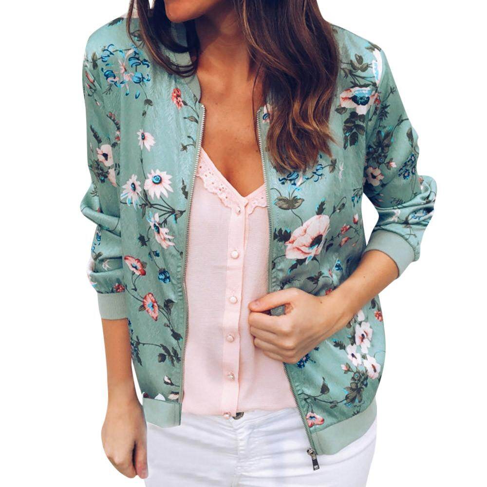 floral bomber jacket womens