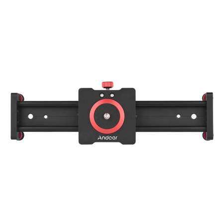 Andoer 30 เซนติเมตร/12 อลูมิเนียมอัลลอยนิ้ว Camera รางเลื่อน Video Stabilizer Rail ปิดป้องกัน DSLR Camera กล้องวิดีโอ DV ฟิล์มถ่ายภาพ, โหลดได้ถึง 11Lbs