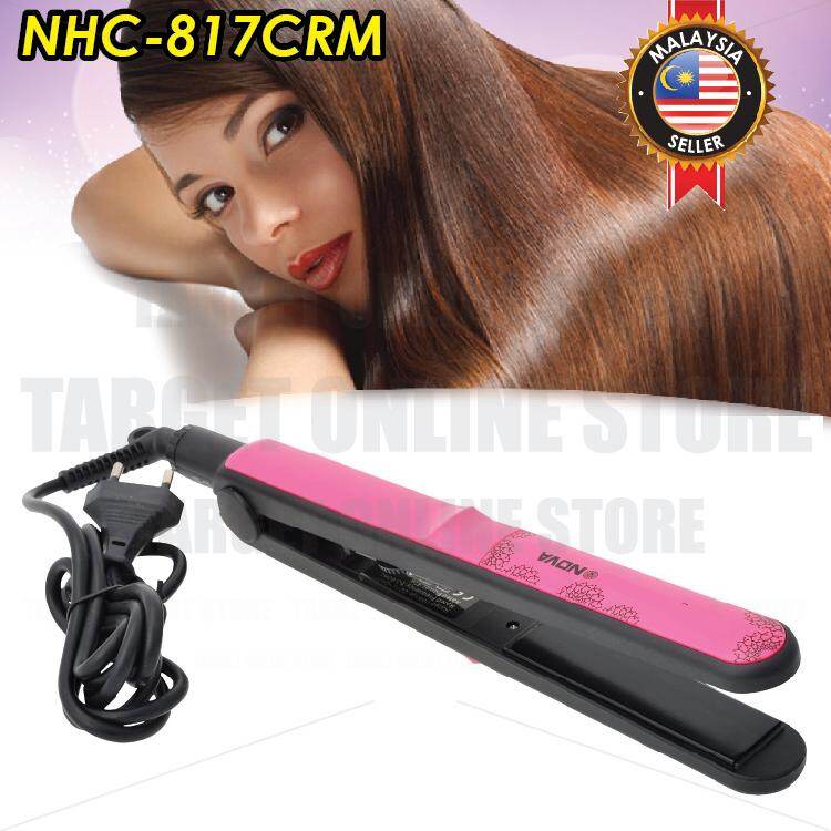 Nova Hair Straightener Hair Iron NHC-817CRM Temperature Controlled