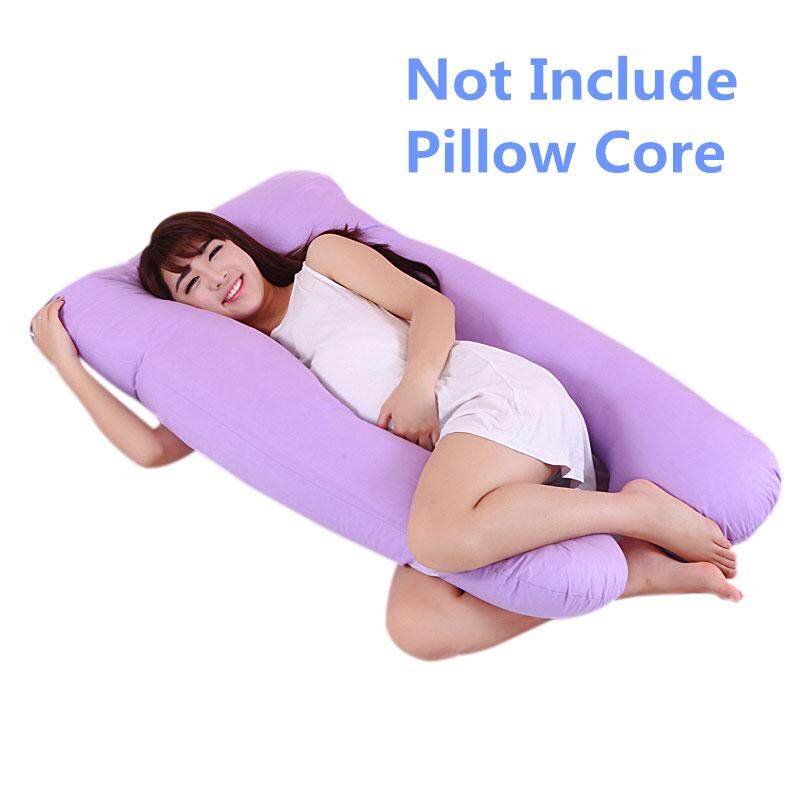 YBC Maternity Pregnancy Pillow Case Boyfriend Arm Body Sleeping Covers U Shape Cushion Cover - intl
