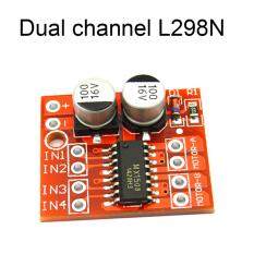 Veli nhút nhát Kênh Đôi DC Lái Xe Mini Mô Đun PWM Điều Khiển Tốc Độ Vượt Ra Ngoài L298N