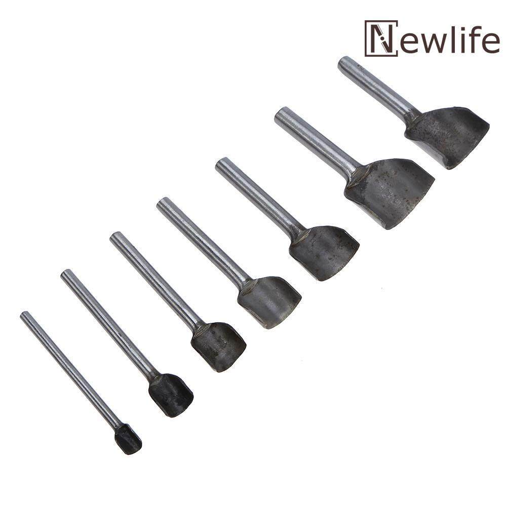 7pcs//set 10-40mm Leather Punching Tool Half-Round Cutter Punch Strap Tools DIY