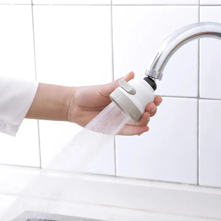 Epayst 3 Levels Splashing Kitchen Tap Shower Head Water Saving
