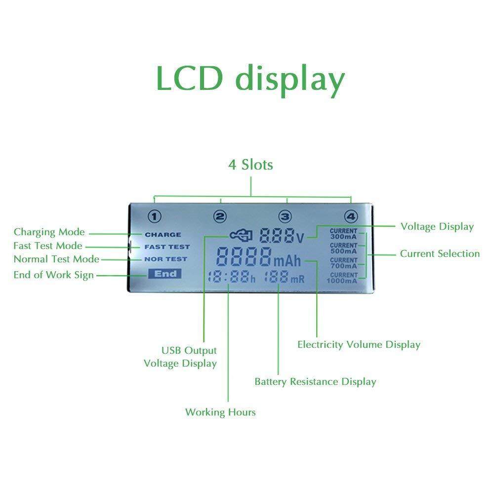 Xi đánh giày LiitoKala lii-500 MÀN HÌNH Hiển Thị LCD 18650/26650 Tốc Độ Nhanh Sạc Pin Lithium Sạc