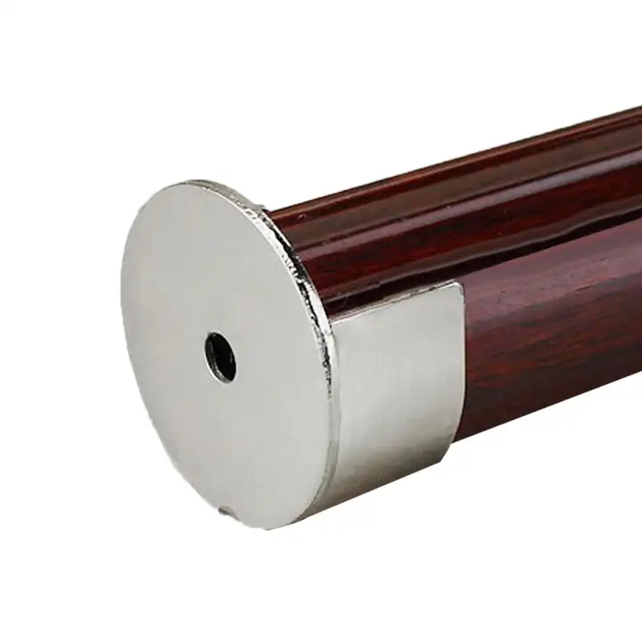 Fityle 4x Recess Bracket Curtain Rail Support Curtain Pole Bracket