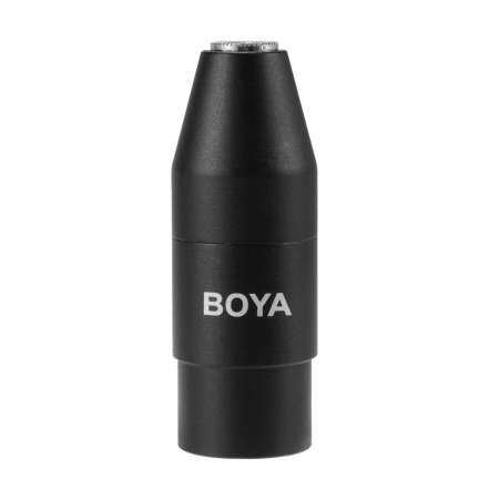 BOYA Microphone 3.5mm Female Audio Adapter to 3-pin XLR Male Connector LF849