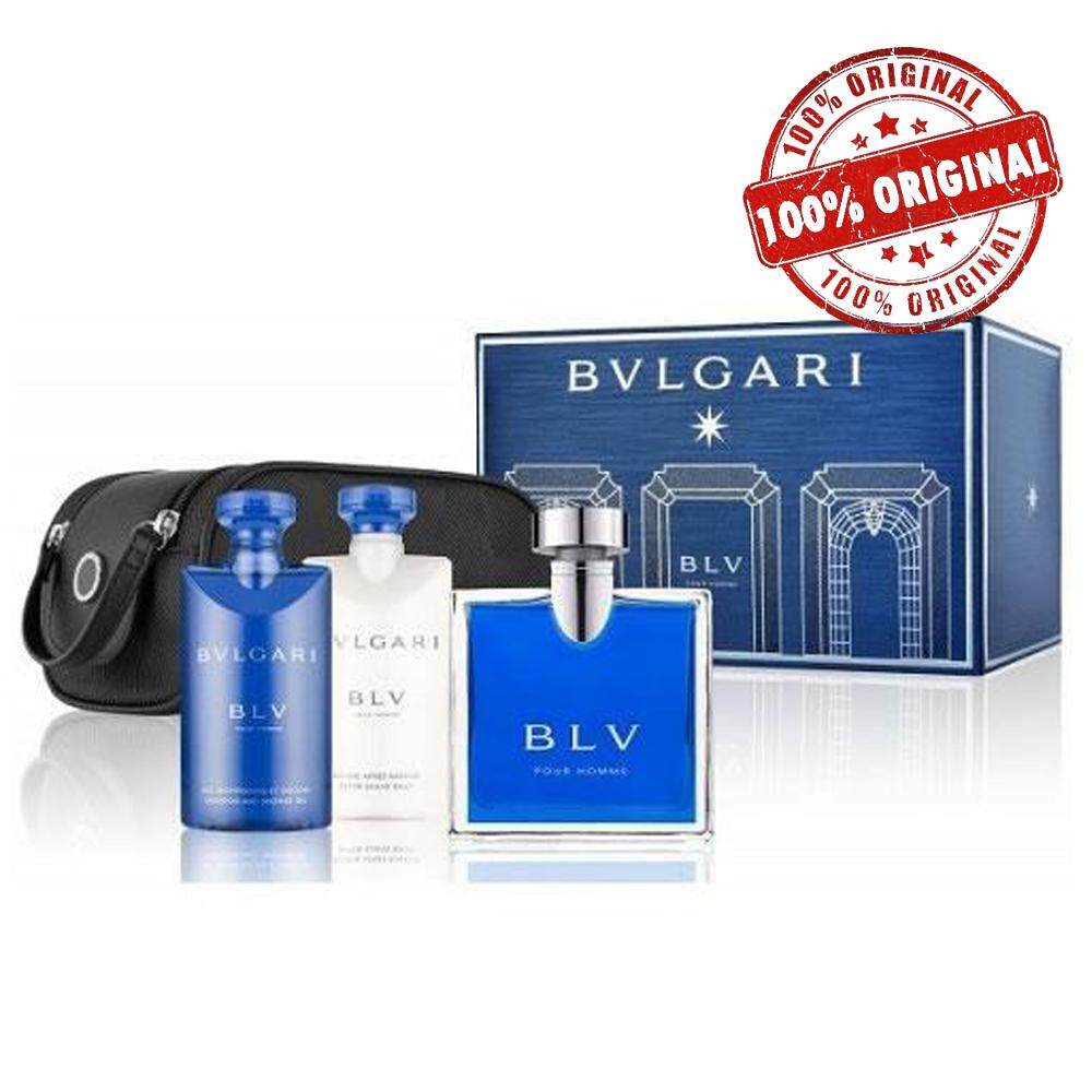 ORIGINAL Bvlgari Blv Pour Homme EDT 100ml Perfume Gift Set
