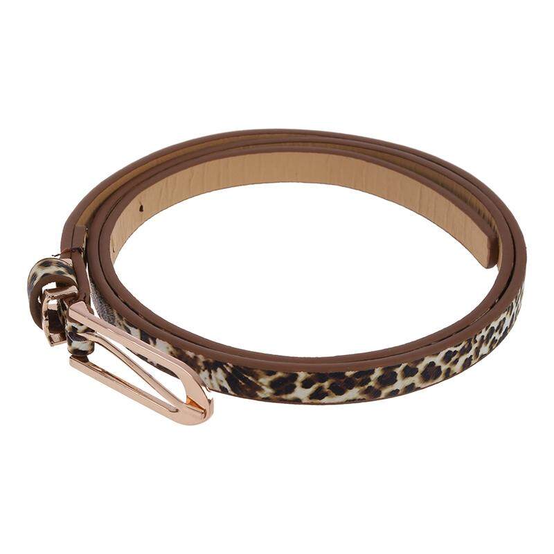 Leopard Fashion Lady Women Waistband Pu Leather Belt