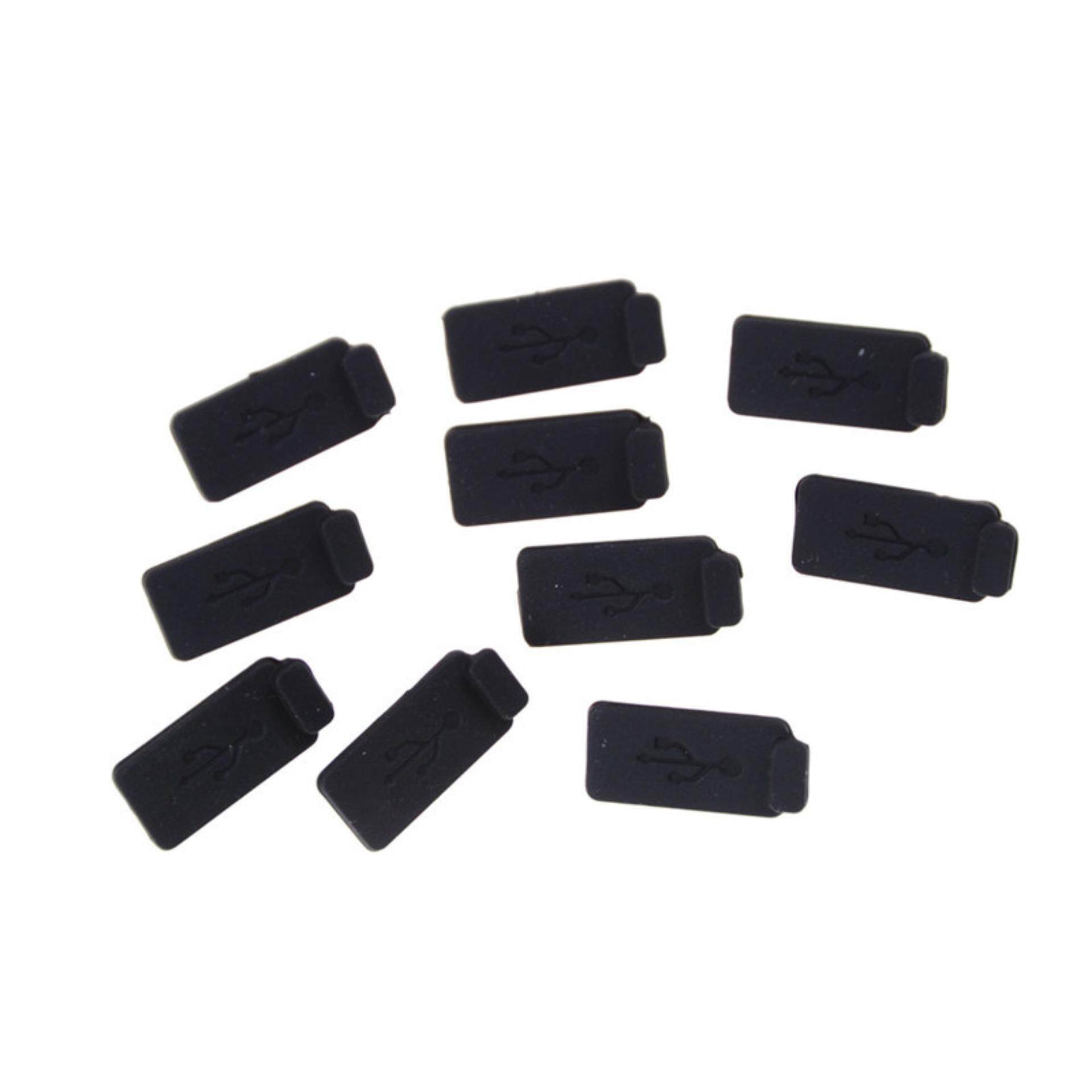 Durable Black PC Laptop USB Plug Cover Stopper Rubber Soft Silicon Dust Cap