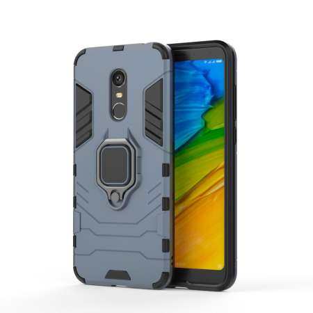 แหวนสี่เหลี่ยมเคสโทรศัพท์ kickstand สำหรับ Xiaomi Redmi 5 Plus