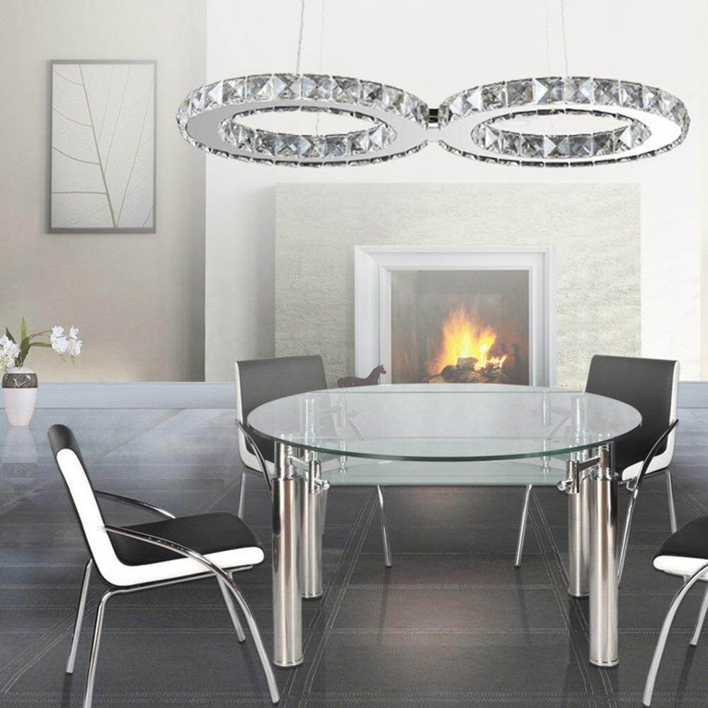 (HOT SALE) Crystal LED Ceiling Lamp Lighting Chandelier Dining Room Pendant Light Fixtures