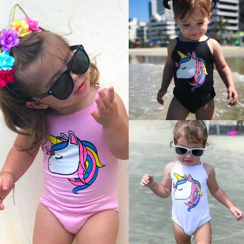 girls unicorn swimsuit