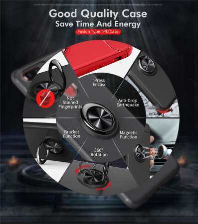 แฟชั่นสำหรับ OPPO F9 กรณีซิลิโคนขายึดแหวนนิ้วสำหรับ OPPO F9 เคสโทรศัพท์