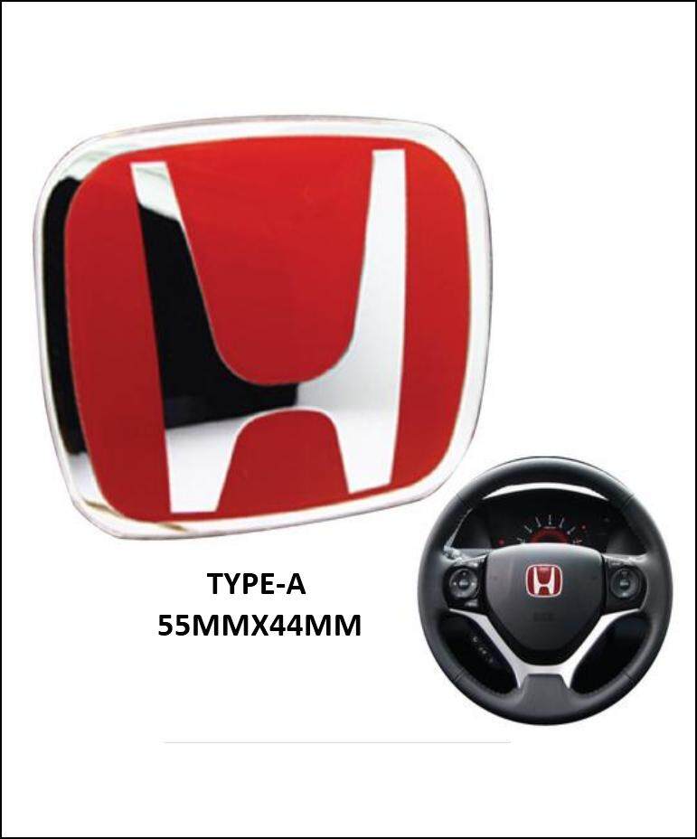 HONDA TYPER Steering Logo Emblem (Type A) Lazada