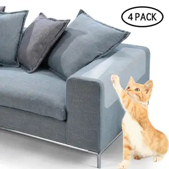 Bumblebaa Cat Scratch Furniture Clear Premium Plastic Couch Guard