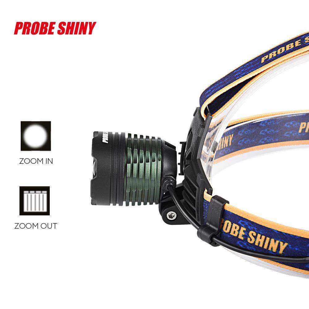 XM-L T6 LED Focus Headlight Head Lamp Zoomable + 2x18650 +Charger