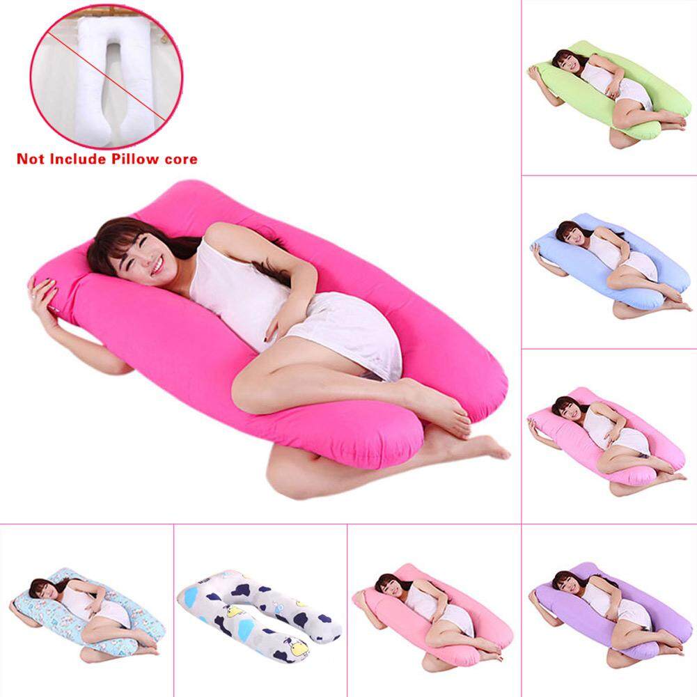 YBC Maternity Pregnancy Pillow Case Boyfriend Arm Body Sleeping Covers U Shape Cushion Cover - intl