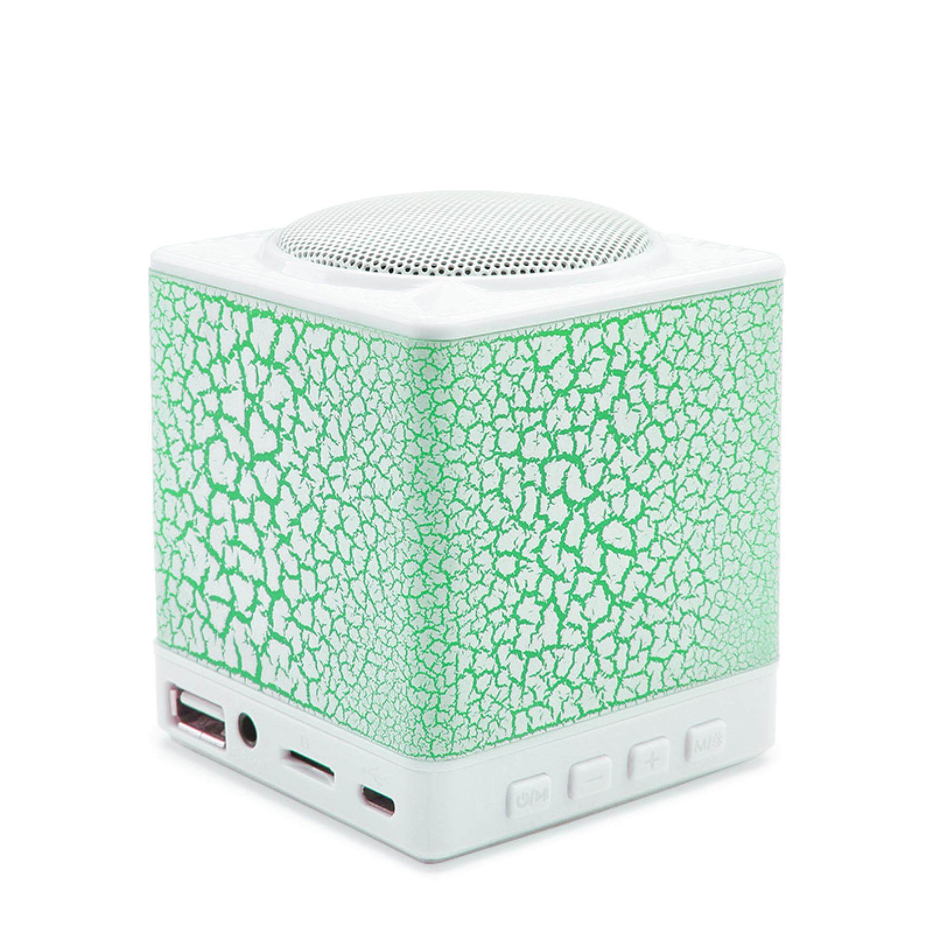 Kotak Pandora Portable Mini Wirelss Lampu Speaker Bluetooth Stereo HD Kotak Suara Musik Ultralight USB Input untuk Ponsel dengan 3.5 Mm Kabel Audio Telepon Speaker Shower Mobil home Outdoor Musik Interior Cahaya Lampu Hias