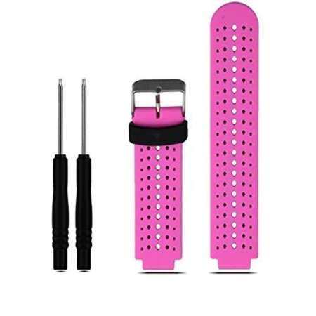 Miracle Shining Replacement Band For Garmin Forerunner 220 230 235 620 Pink  Black