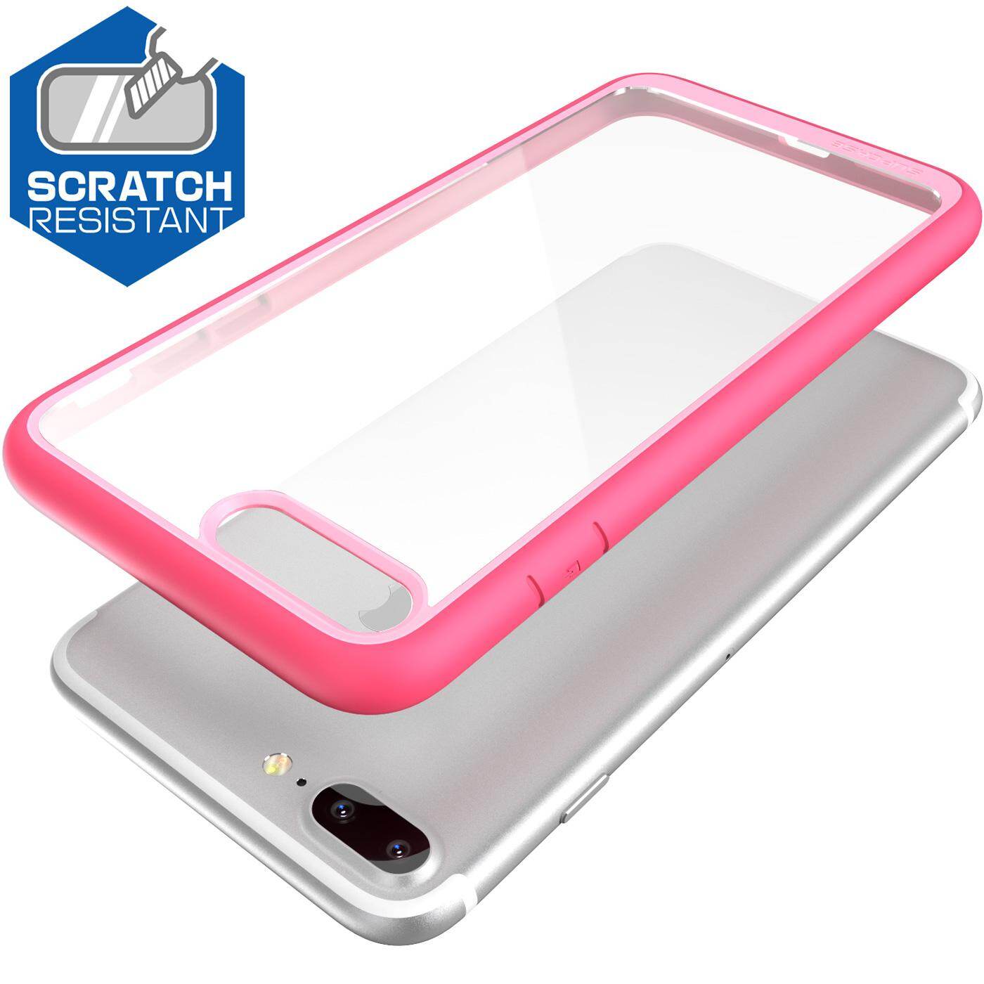 For iPhone 7 Plus/ 8 Plus Case SUPCASE TPU and PC Shockproof Protective Clear Case Transparent Back Cover
