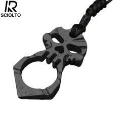 SCIOLTO SPORTS Alloy Iron Lotus Handcuffs Finger Punch Brass Knuckles Portable