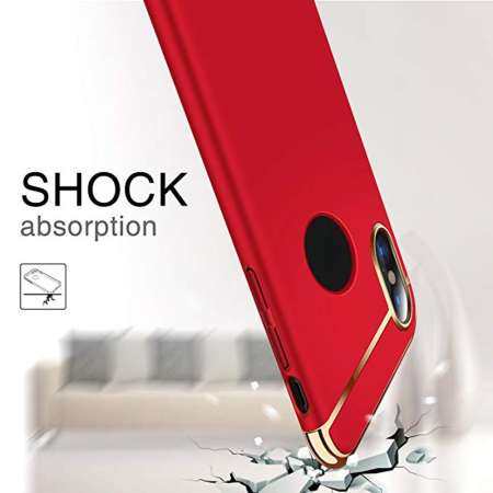 Honioer Thin เคลือบโลหะแบบแข็งสำหรับ IPhone XS 5.8 นิ้ว Honioer Thin เคลือบโลหะแบบแข็งสำหรับ IPhone XS 5.8 นิ้ว