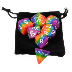 MỚI Rainbow Xúc Xắc Dành Cho DND Game-Bộ 7