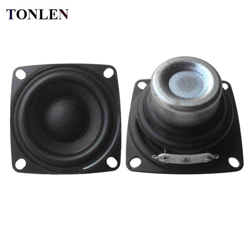 2pcs 50mm 4Ohm 4Ω 3W Full Range Audio Speaker Stereo Woofer Loudspeaker Horn